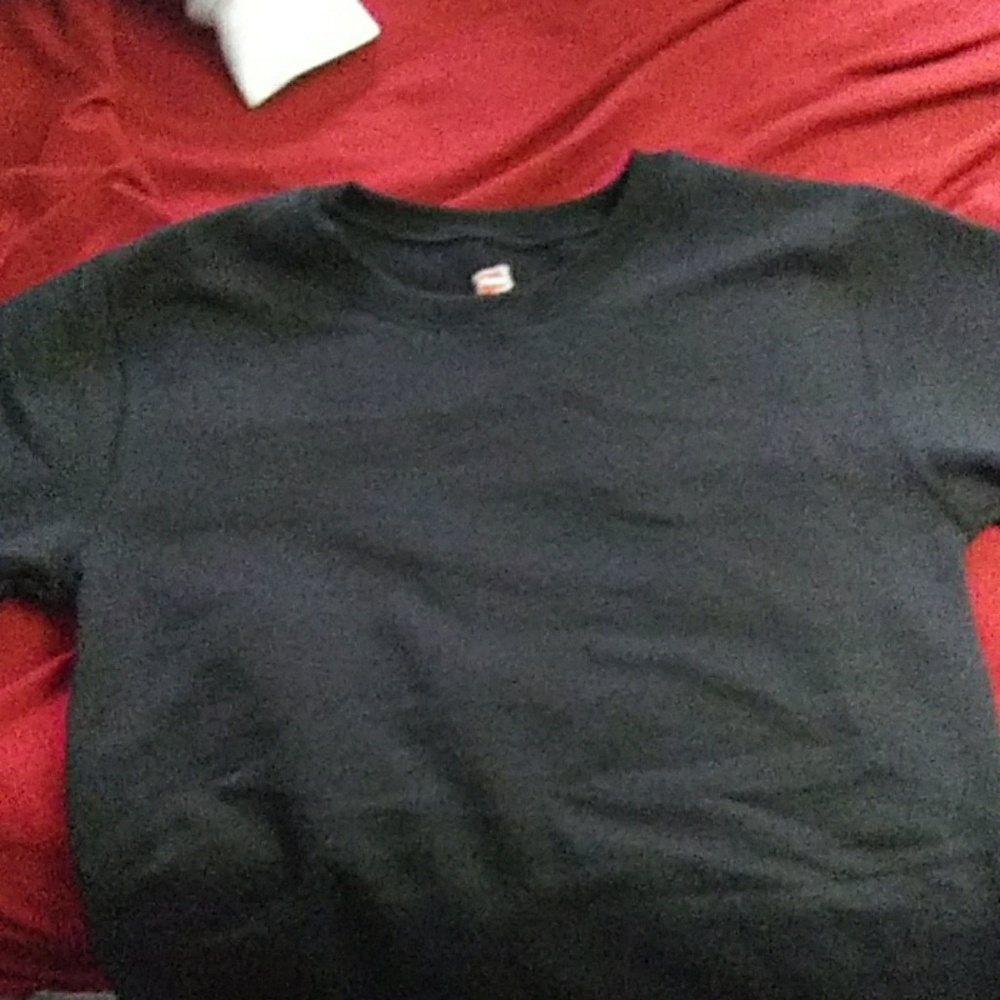 Boys Hanes Black Sweatshirt Brand new